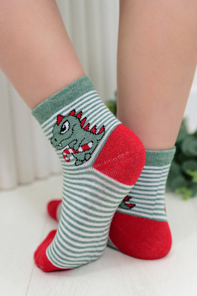 Детские носки Гоша нефрит