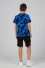 Костюм с шортами для мальчика Вулкан синий