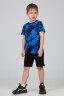 Костюм с шортами для мальчика Вулкан синий