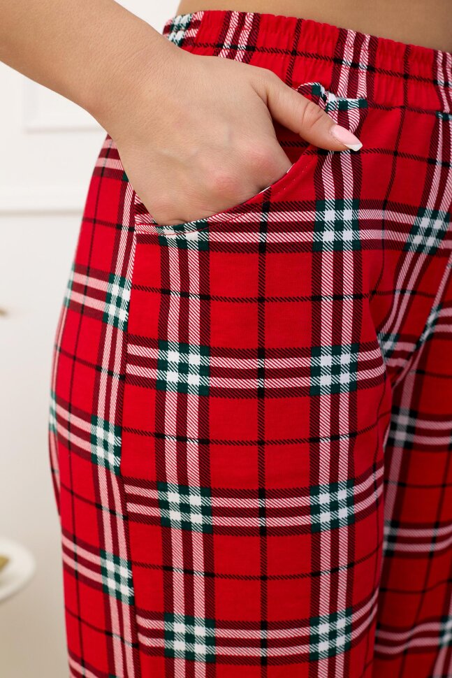 Брюки женские Клетка К 9728