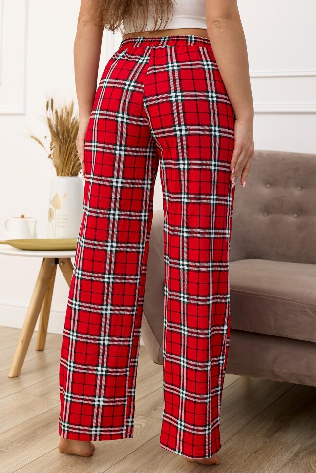 Брюки женские Клетка К 9728