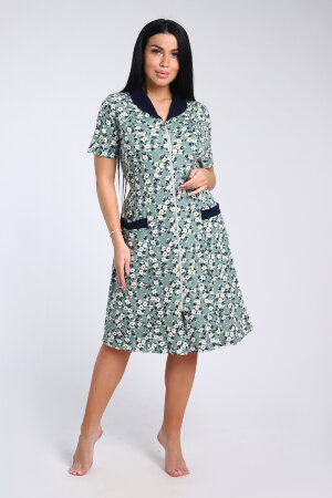 Халат Женский 35328 мелкий цветок