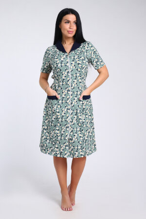 Халат Женский 35328 мелкий цветок