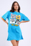 Платье женское ЕПЛ-1060 голубой