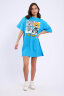 Платье женское ЕПЛ-1060 голубой