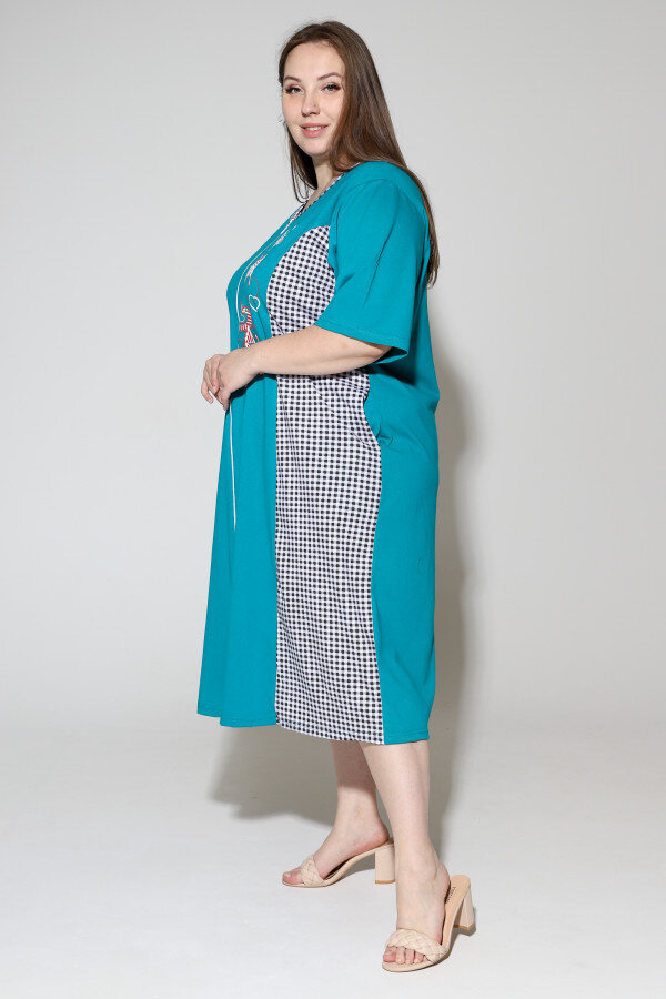 Халат Дженни бирюза ХГ-075