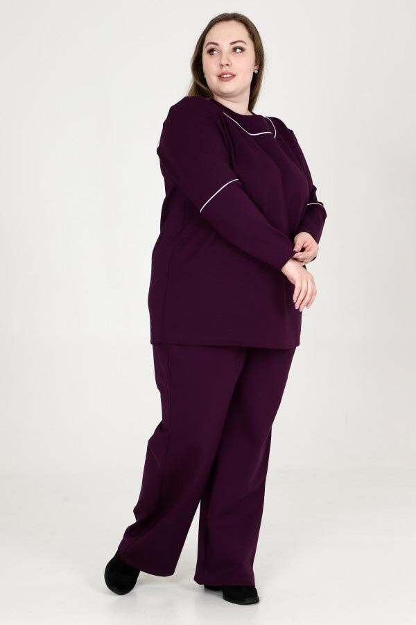 Туника-кофта Питер 2 баклажан КОФ-03