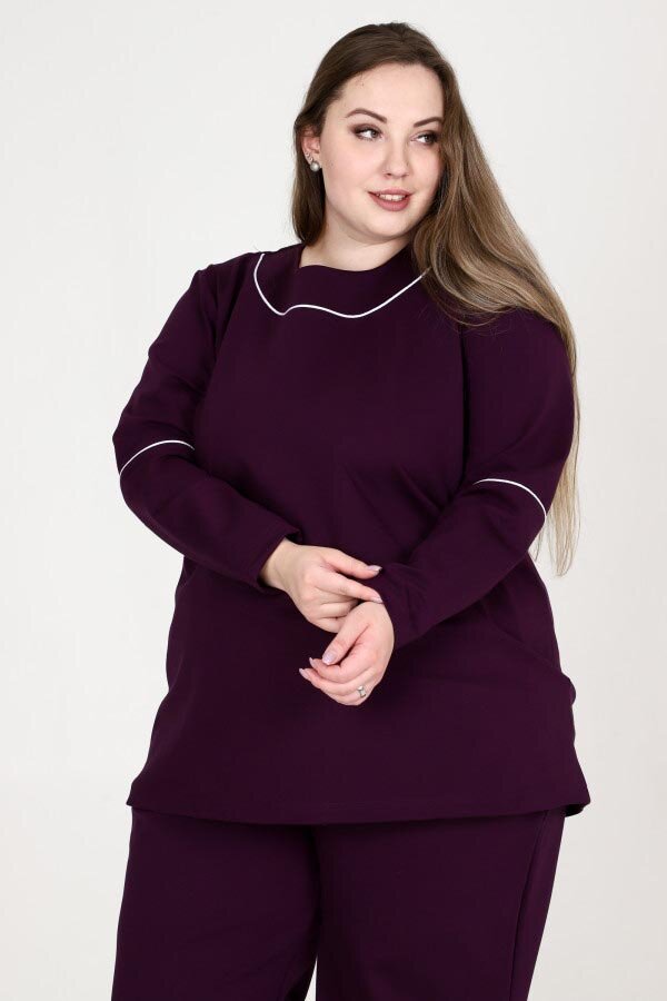 Туника-кофта Питер 2 баклажан КОФ-03