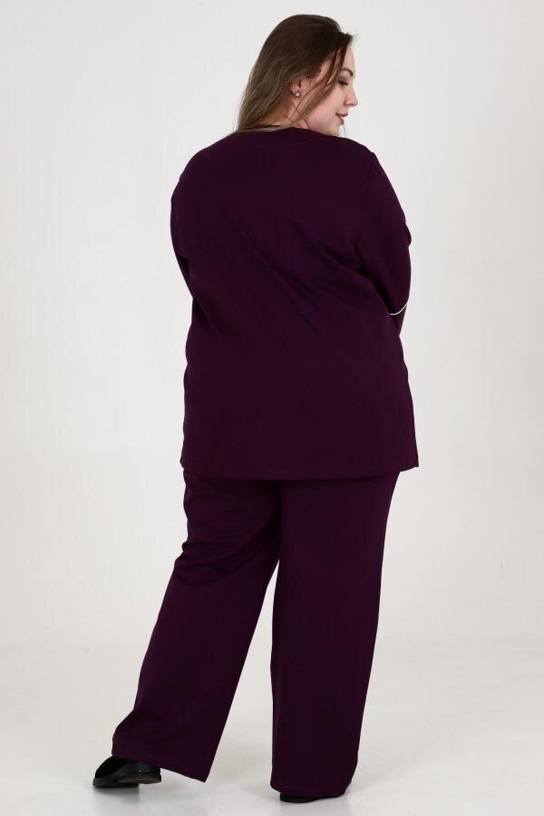 Туника-кофта Питер 2 баклажан КОФ-03