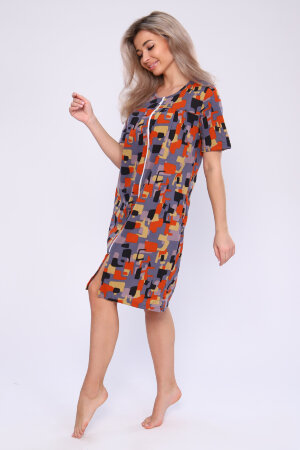 Халат Женский 59106 серый