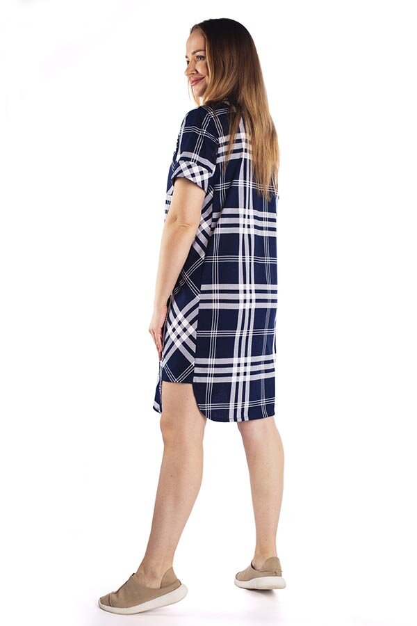 Халат Герда шотландка  К-147