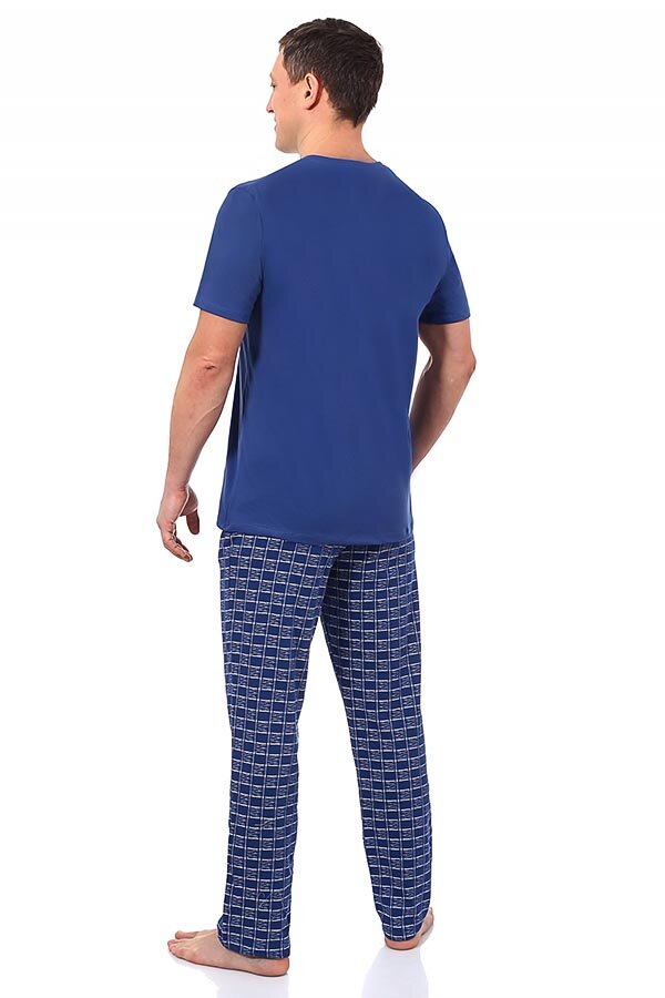 Пижама мужская Моё синяя МП-2