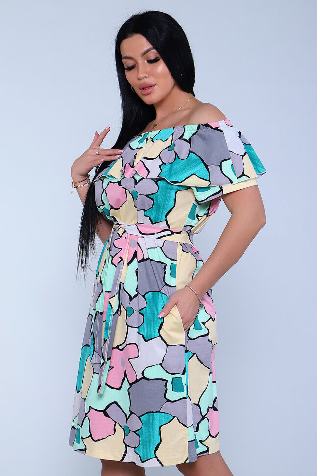 Платье женское 71060 салатовый