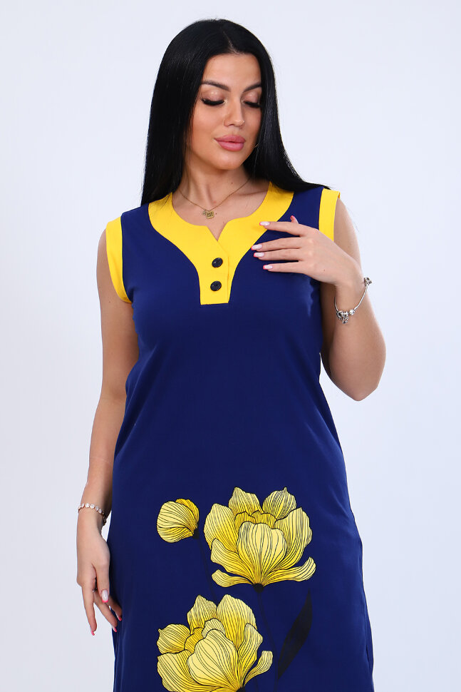 Платье женское 71063 синий