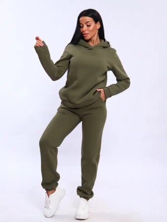 Женский костюм с брюками 19130 хаки