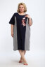 Халат Дженни темно-синий ХГ-076