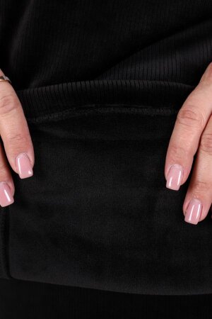 Куртка Алиса черный вельвет КУР-69