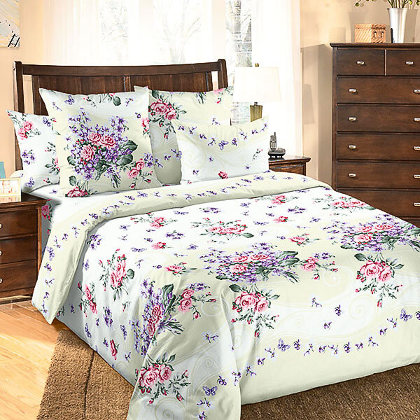 КПБ Фиалка бязь 2 сп. европр.