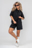 Женский костюм с шортами 36637 черный