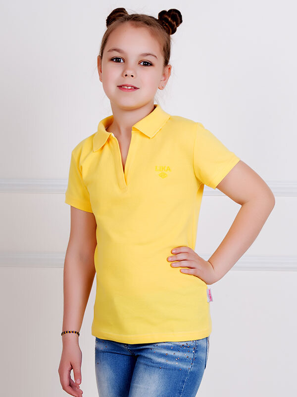 Футболка детская Поло (желтый)
