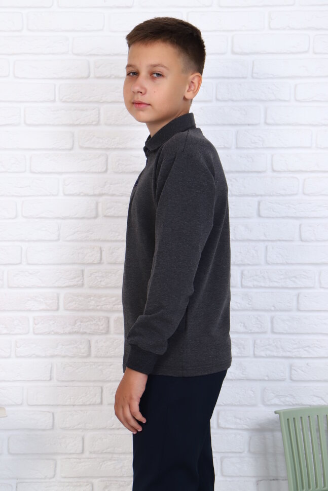 Детский джемпер для мальчика 17584 антрацит