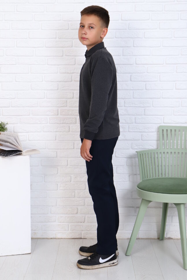 Детский джемпер для мальчика 17584 антрацит
