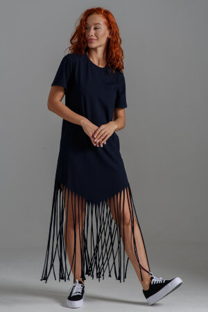 Платье женское 7477 темно-синий