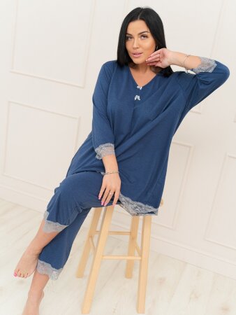 Пижама С Кружевом 8117