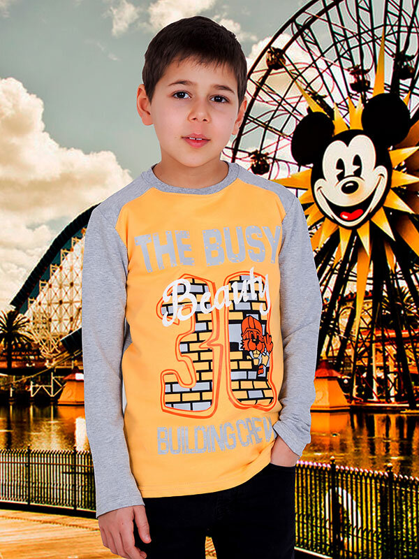 Толстовка детская Строитель (желтый)