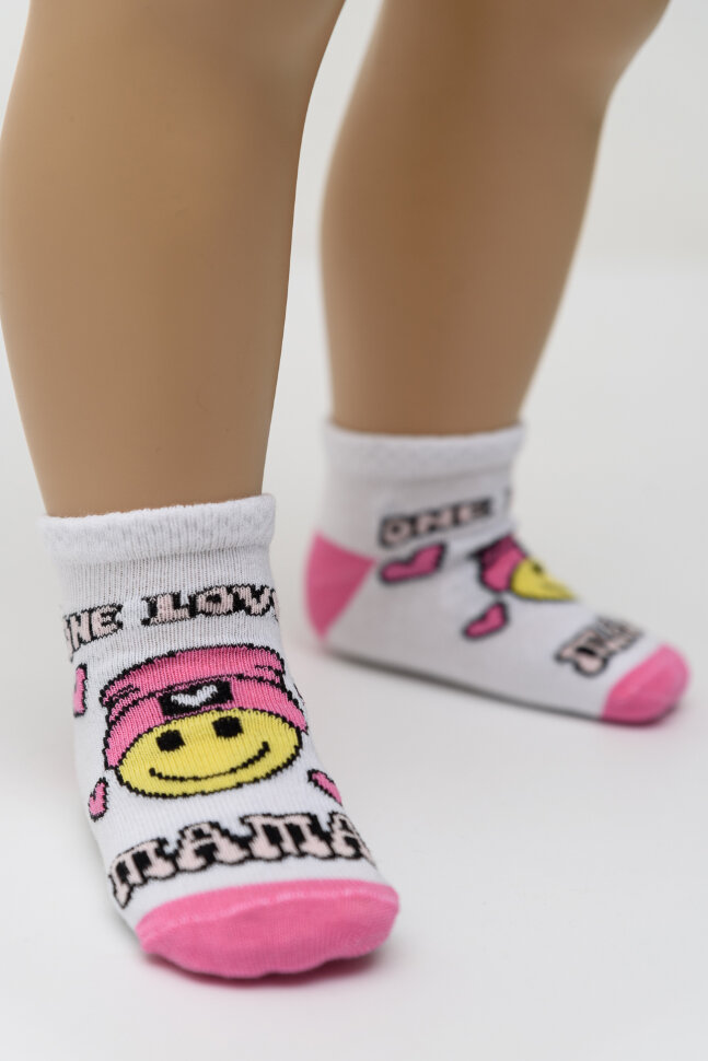 Детские носки Люблю мамочку 2 пары розовый