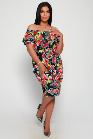 Платье женское 71070 красный