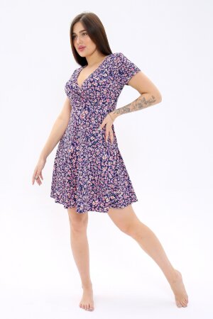 Платье женское 400014 розовые цветы