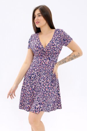 Платье женское 400014 розовые цветы