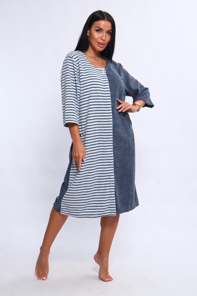 Халат Женский 207 ИРИНА серый