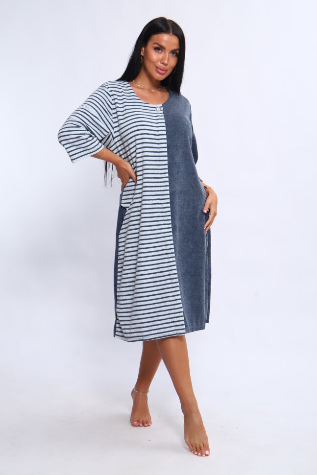 Халат Женский 207 ИРИНА серый