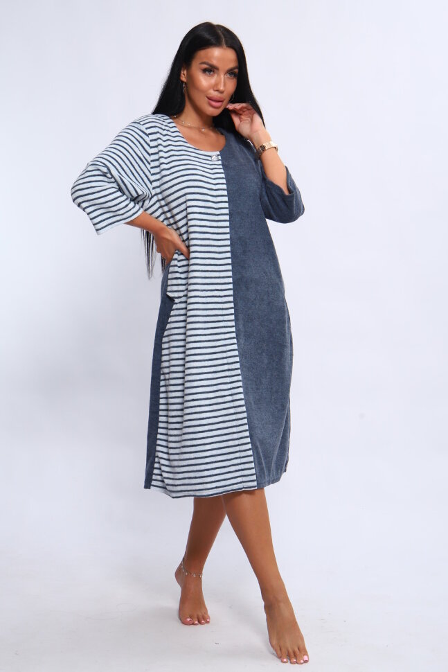 Халат Женский 207 ИРИНА серый