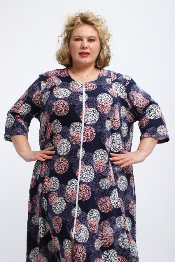 Халат Зима темно-синий ХГ-020-3