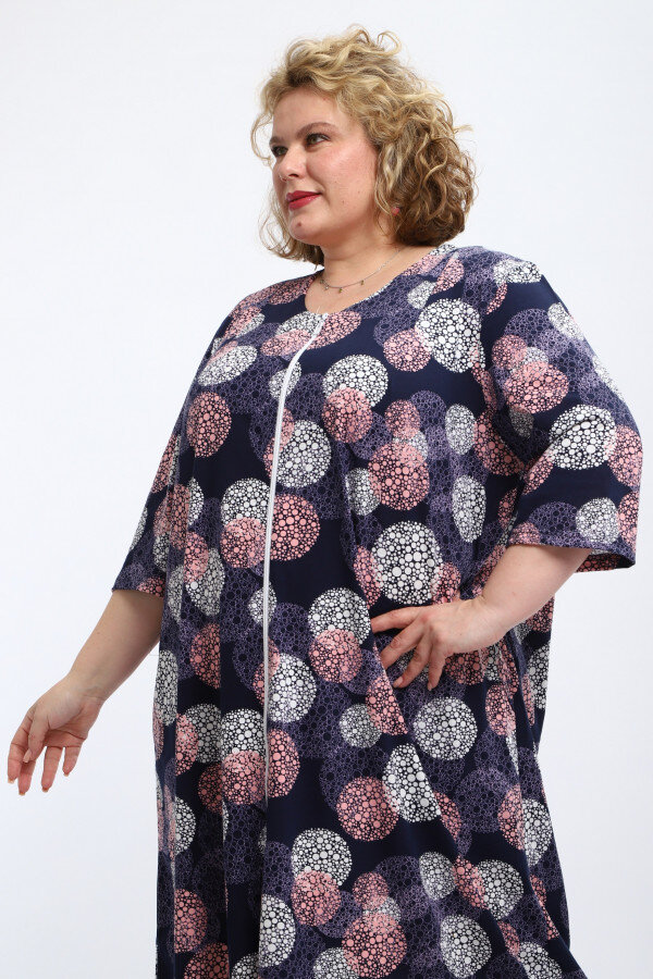 Халат Зима темно-синий ХГ-020-3