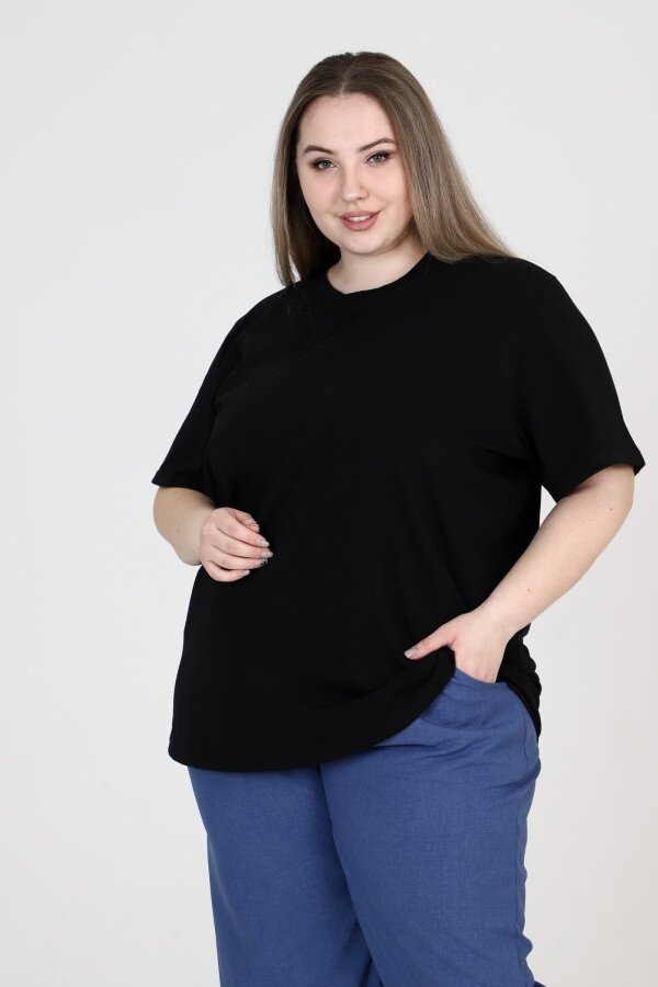 Футболка женская черная ФГ-99