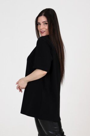 Футболка женская черная ФГ-99