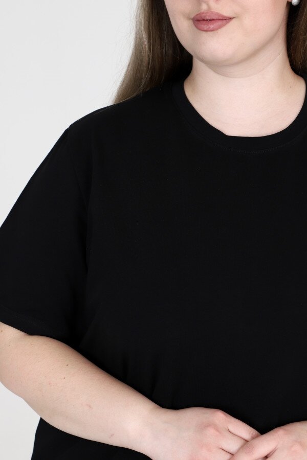 Футболка женская черная ФГ-99