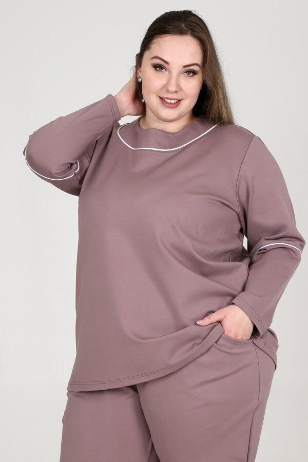 Кофта-туника Питер 2 кофе КОФ-04