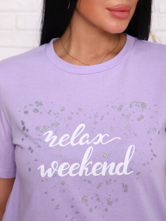 Рита св.лаванда футболка женская