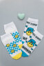 Детские носки Люблю мамочку 2 пары бирюза