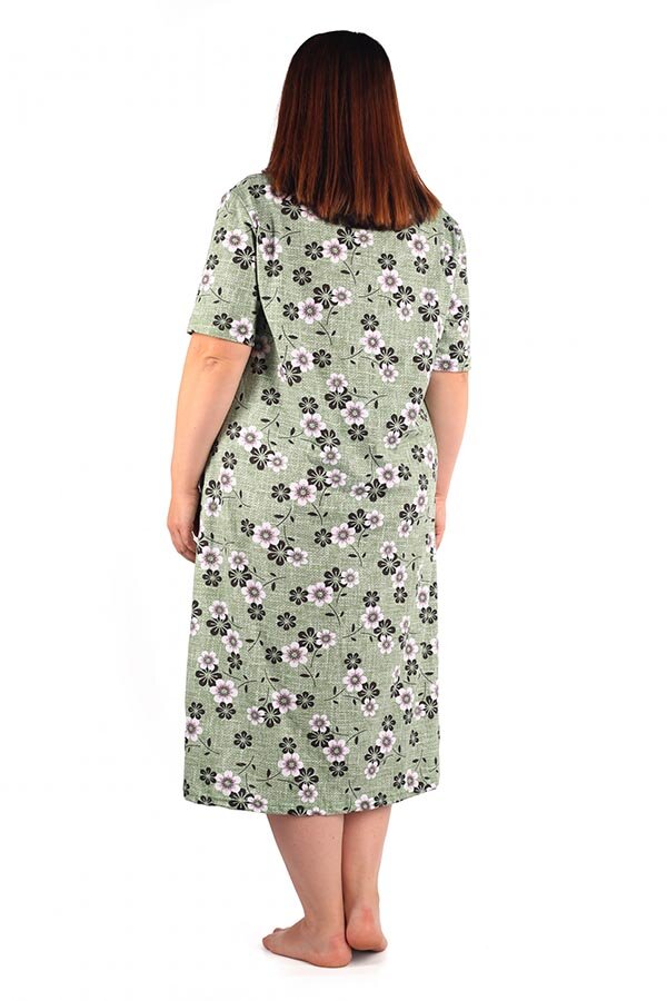 Халат Классика полянка зелень 1 К-253/1