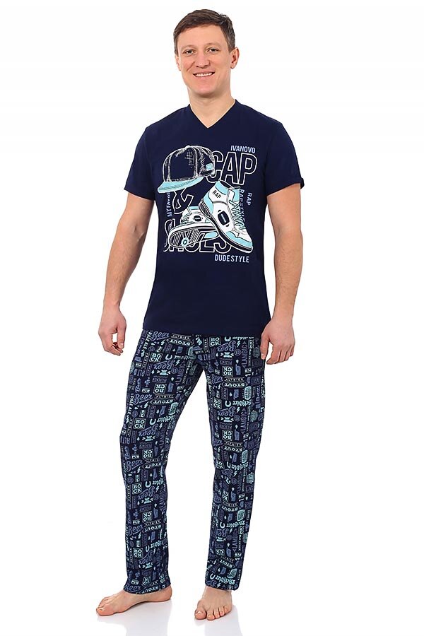 Пижама мужская Стайл ментол МК-1