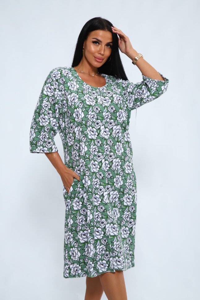 Халат Женский 207 ИРИНА зеленый