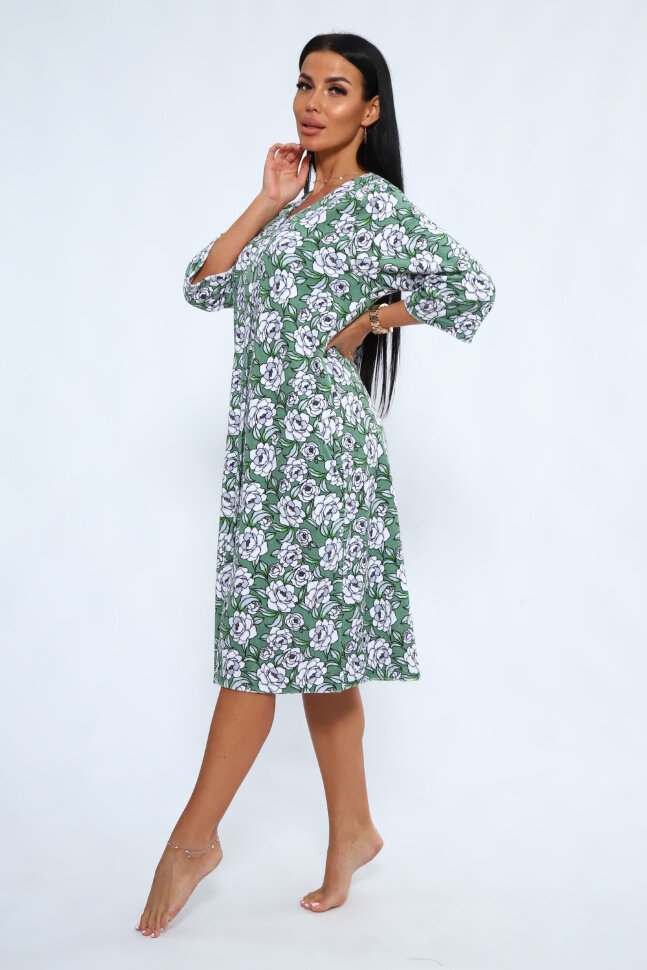 Халат Женский 207 ИРИНА зеленый