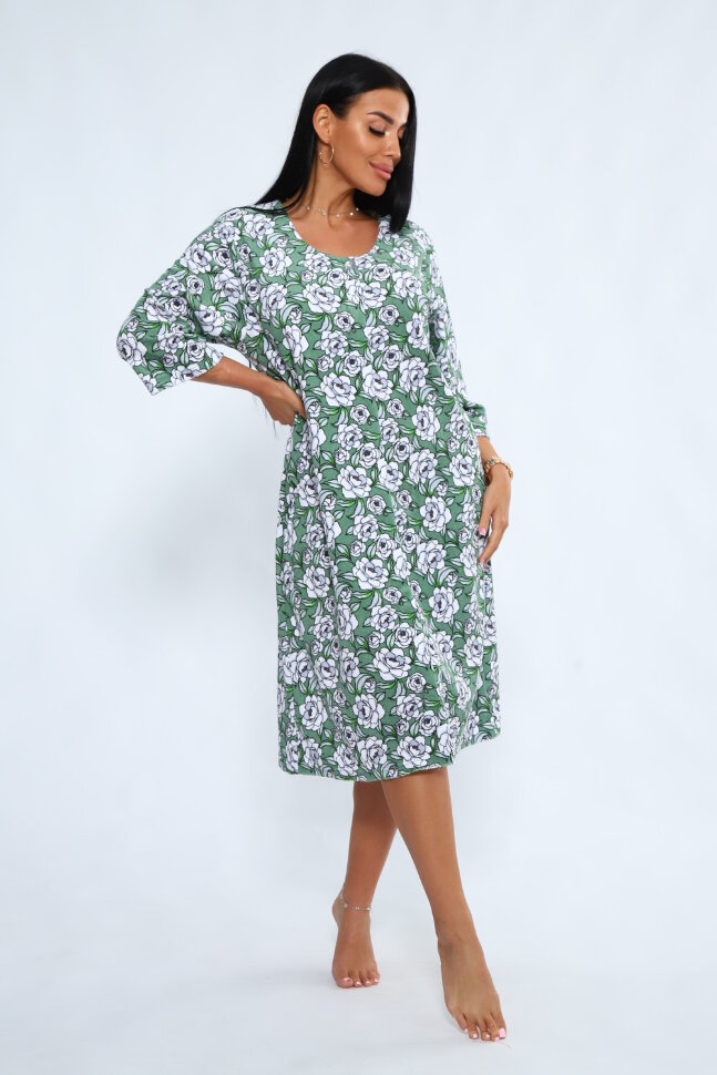 Халат Женский 207 ИРИНА зеленый