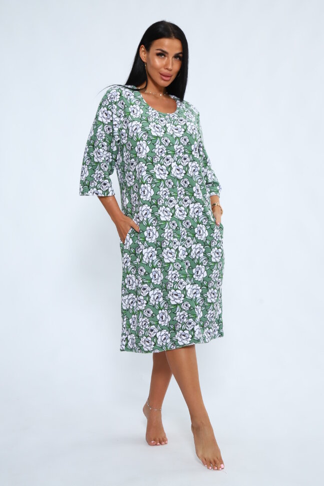 Халат Женский 207 ИРИНА зеленый